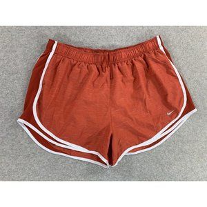 Nike Women's Athletic Shorts in Red and White